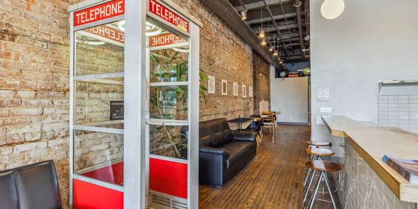 A fun and spacious lobby welcomes your group.