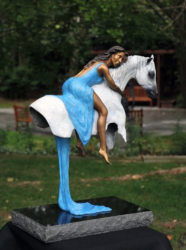 Sold. Harmony bronze sculpture
26" / 66 cm high