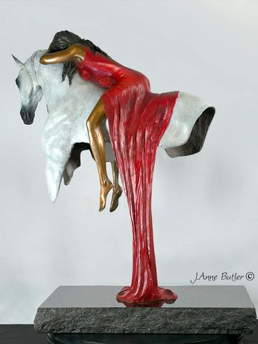 Available. Harmony bronze sculpture
26" / 66 cm high