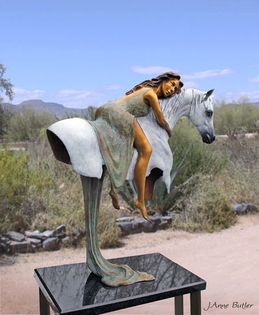 Sold. Harmony bronze sculpture
26" / 66 cm high