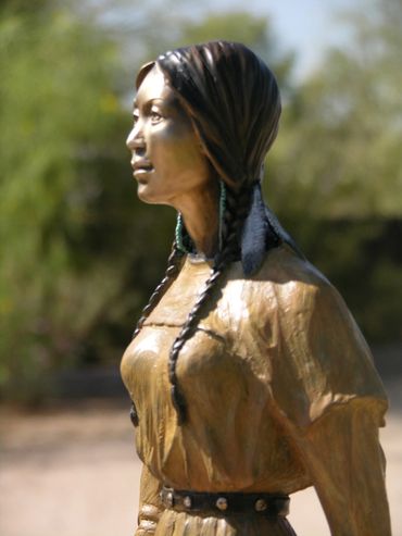 Mountain Pride Native American Bronze Sculpture