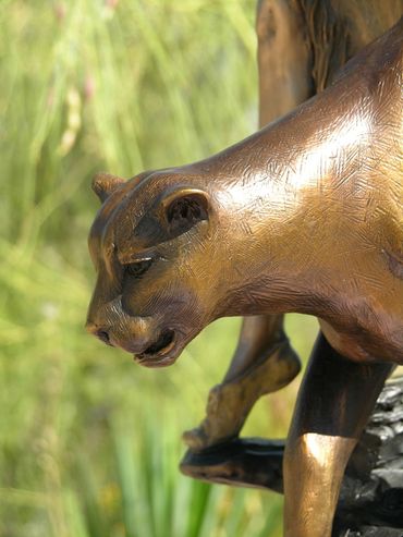 Mountain Pride Native American Bronze Sculpture