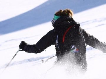 una sciata in neve fresca?