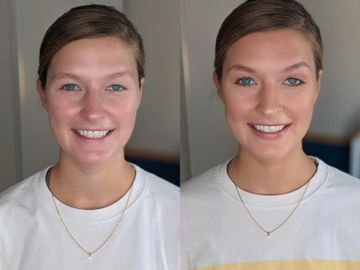 natural makeup, glowy makeup, dewy