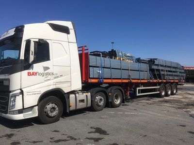 loaded trailer