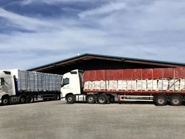 loaded trailers