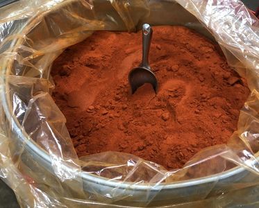Barrel of Santa Cruz Chili & Spice Company Red Chili Powder