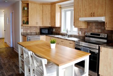 Cuisine à L'Escale Préma-Québec, service d'hébergement pour parents d'enfants prématurés