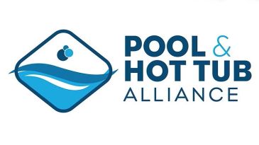 Logo for Pool & Hot Tub Alliance with water design.