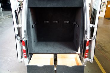Custom Luxury Mercedes Benz Sprinter Van Conversion Interior by AMG Luxury Vehicles Kansas City