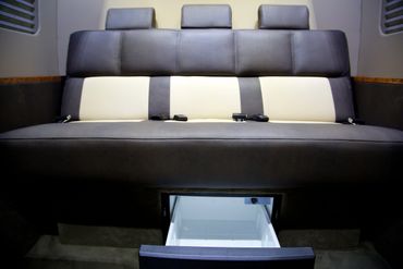 Custom Luxury Mercedes Benz Sprinter Van Conversion Interior by AMG Luxury Vehicles Kansas City