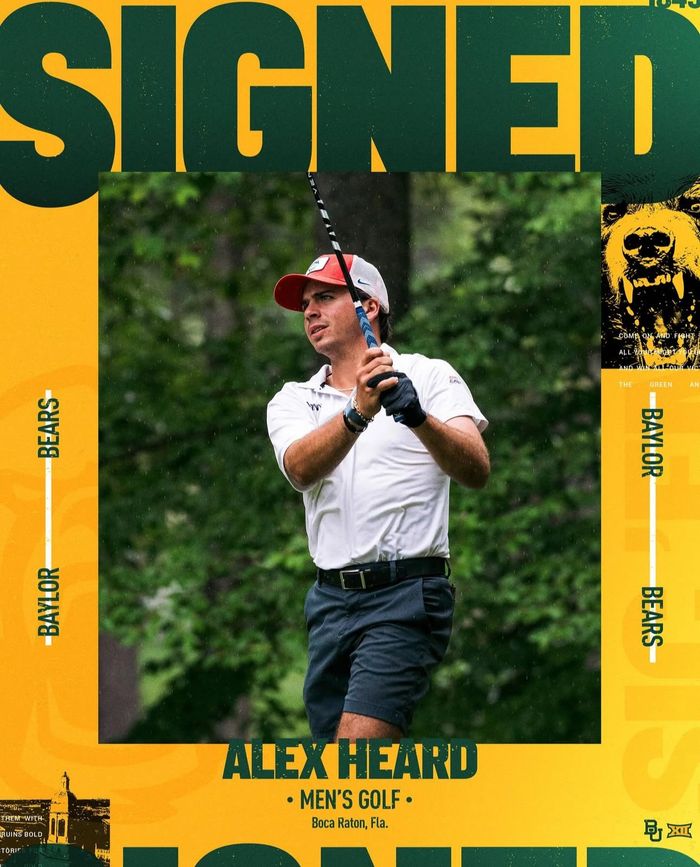 Alex Heard Commits to Baylor Men's Golf