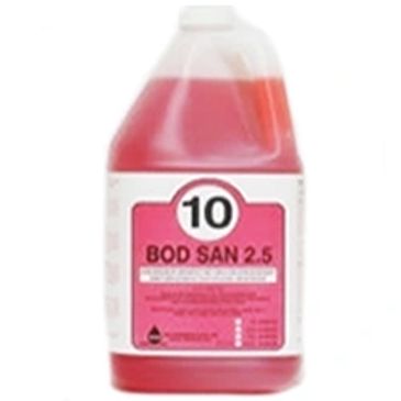 Hard surface disinfectant for commercial kitchens third sink soak