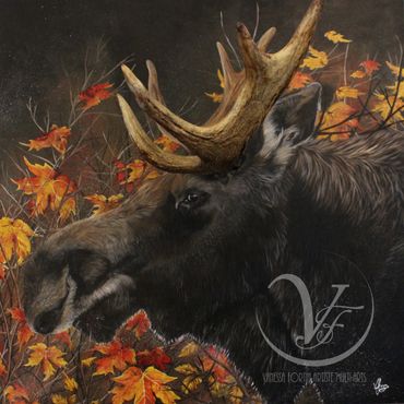 Le Roi / 36x36 pouces / acrylique sur bois / Réalisation de 2021