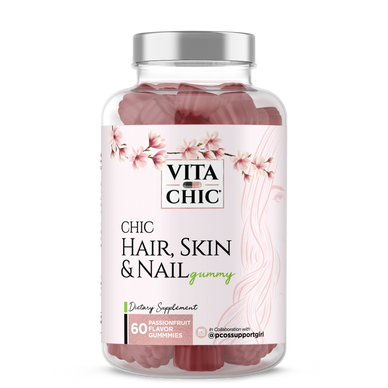 Here by popular demand! Vita Chic’s first GUMMY! 
Our CHIC Hair, Skin & Nails Gummy uses vitamins an