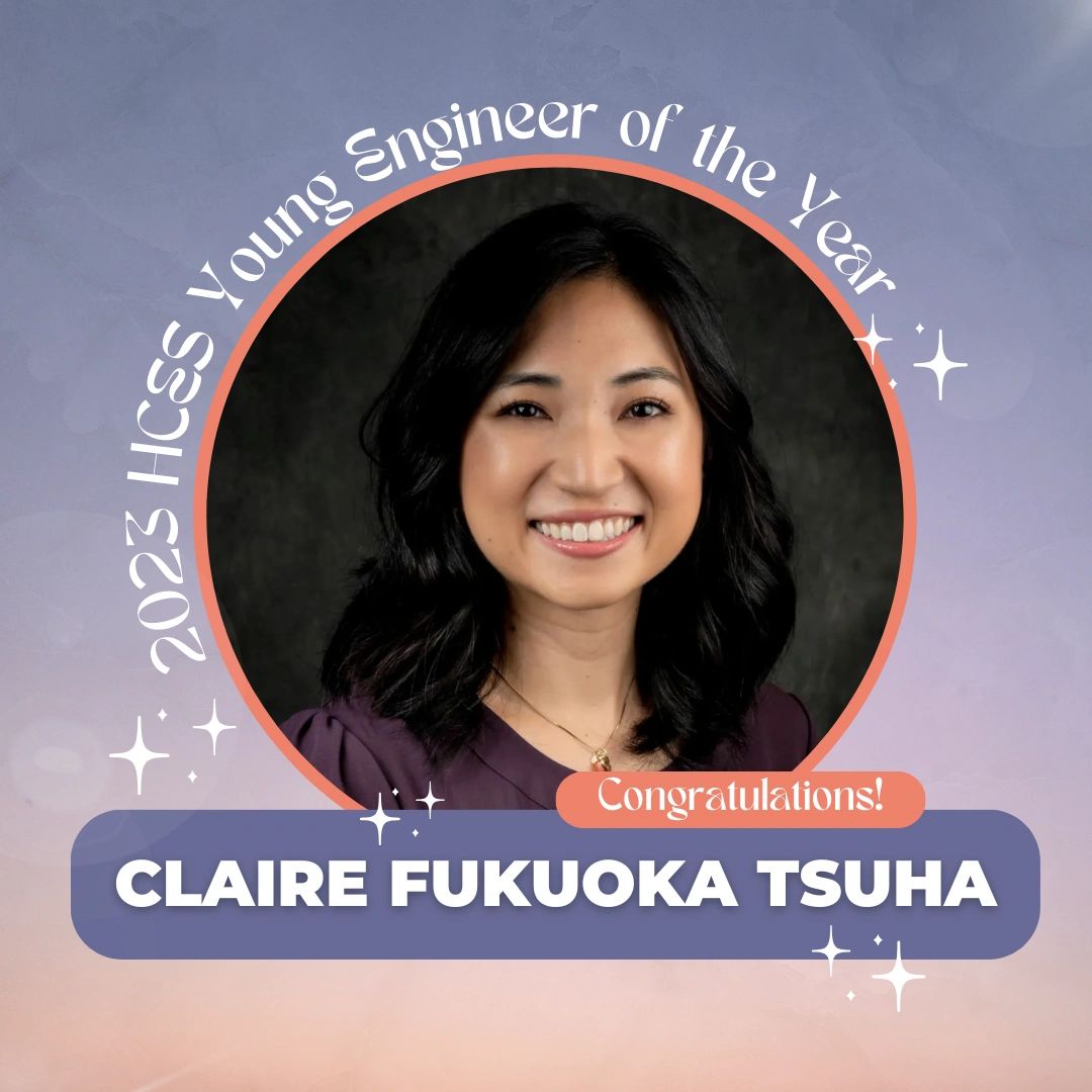 2023 HCES Young Engineer of the Year - Claire Fukuoka Tsuha