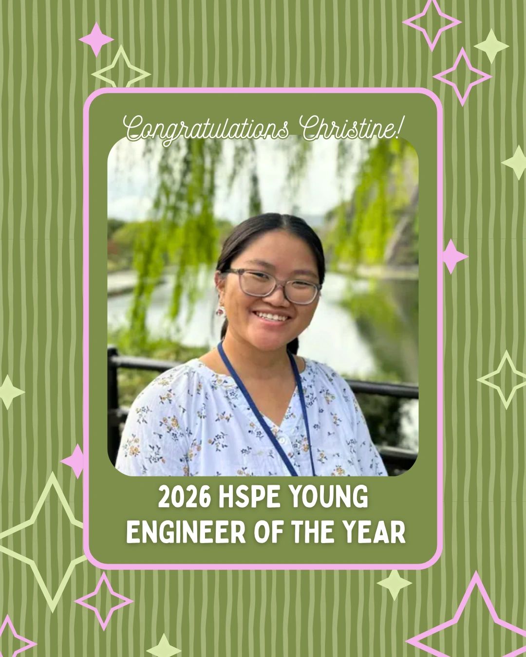 HSPE 2026 Young Engineer of the Year - Christine Mau