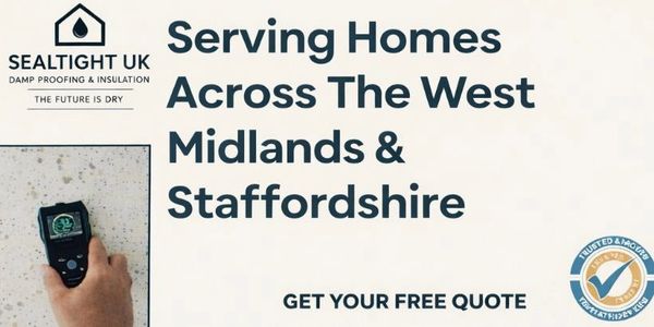 SealTight UK offers damp proofing and insulation services in the West Midlands and Staffordshire.