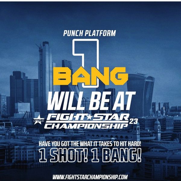 FIghtstar championship event with 1Bang Arcade Punch Machine