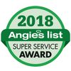 Angie’s list super service award for being one of the best tree care companies