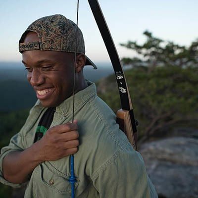 beginner recurve bow sight finger tab arrows