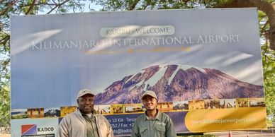 Welcoming at Kilimanjaro International Airport