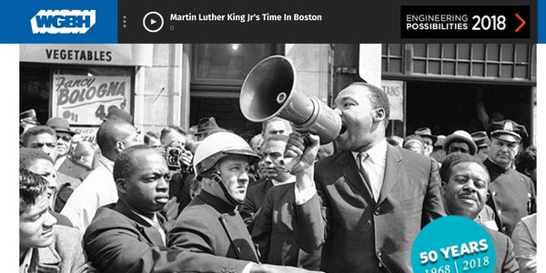 "MLK in Boston", "All Things Considered", "Clennon L. King", "Barbara Howard", "WGBH" 