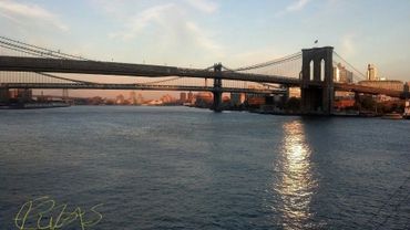 Brooklyn Bridge sunset