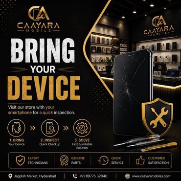 Bring Your Device
Visit our store with your smartphone for a quick inspection.