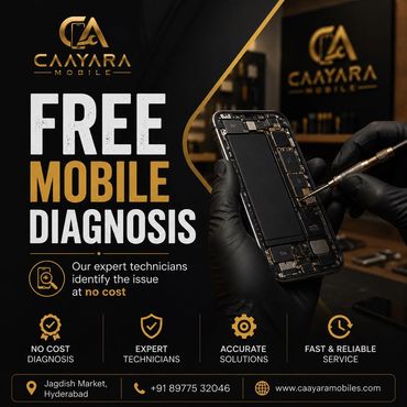 Free Mobile Diagnosis
Our expert technicians identify the issue at no cost.