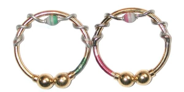 Gold-Plated Diode Rings with Magnets. Ideally used on local inflammations (i.e. scars, Cheekbones, s
