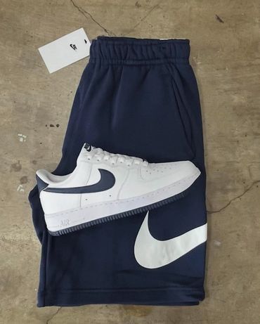 Mens Nike Air Force One in White Navy, The Best Color Combo in a while