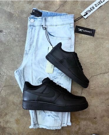 Black Air Force Ones are in Stock at Elite Footwear in Grade School Sizes & Mens Sizes