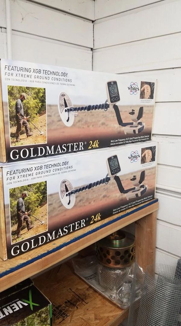 We Are An Authorized Dealer For Whites Electronics Goldmaster 24k