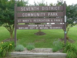7th District Community Park, St. Mary's County Recreation & Parks, MD Dept. of Natural Resources