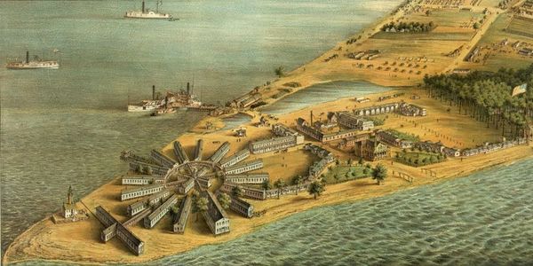 Point Lookout Civil War Union Prison for Confederate Soldiers