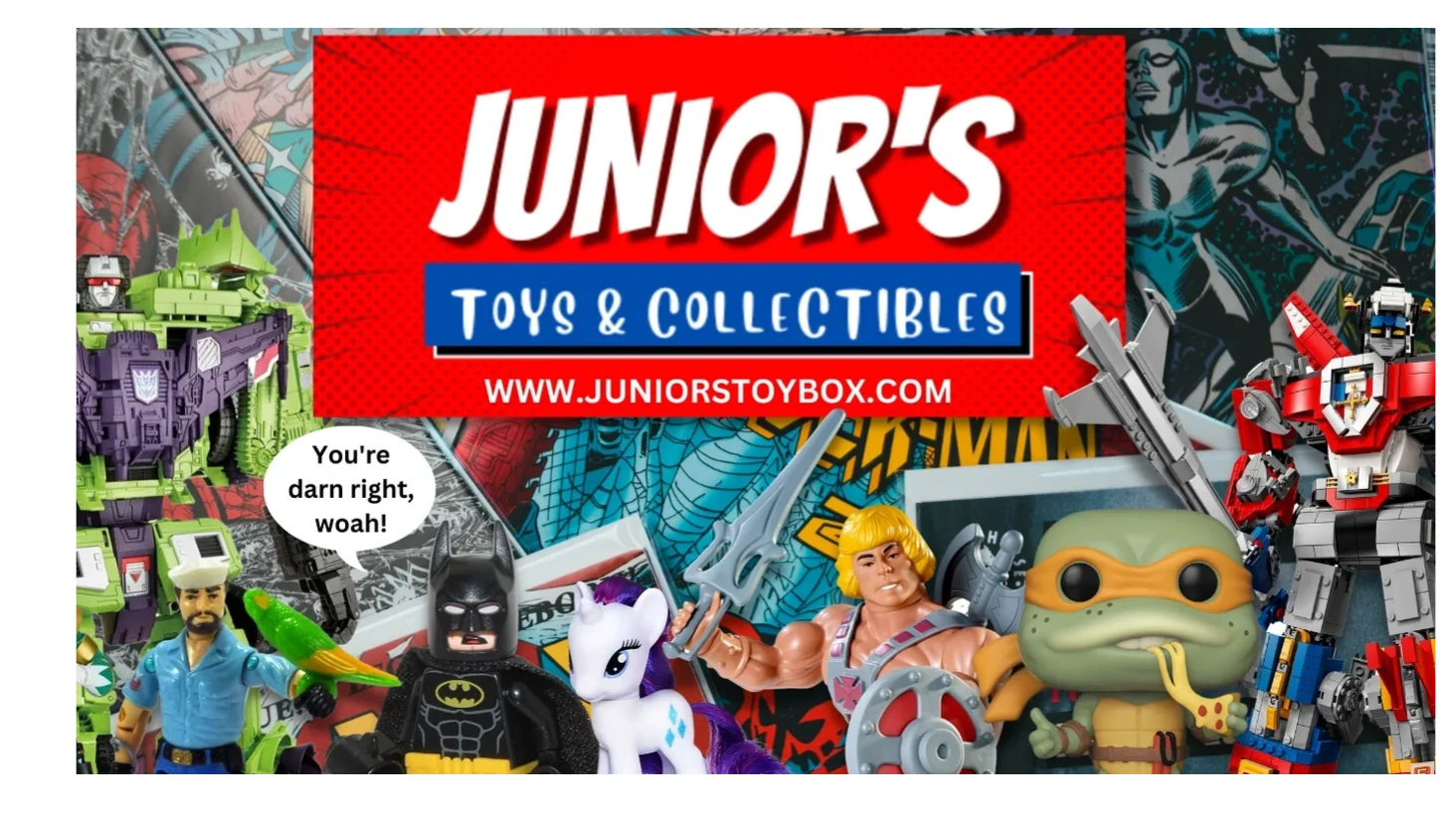Junior's Toys banner