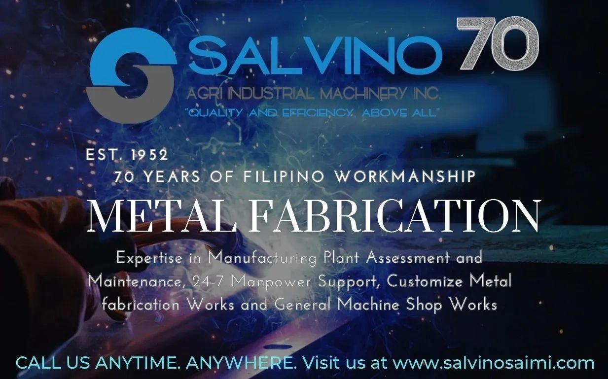 Founded in 1952, Salvino Agri Industrial Machinery Inc celebrates its 70 years of Filipino Workmansh