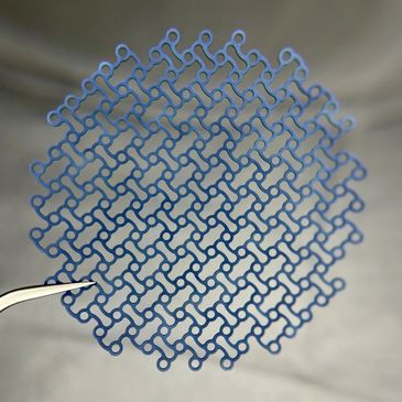 Titanium cranial plate