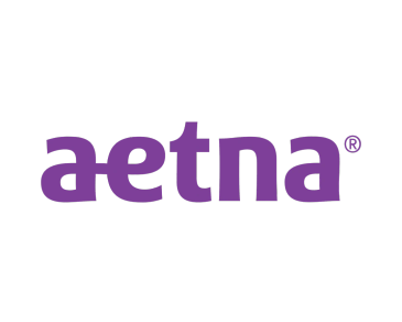 Purple Aetna logo on a transparent background.