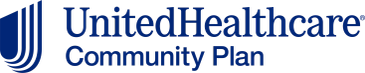 UnitedHealthcare Community Plan logo in blue.