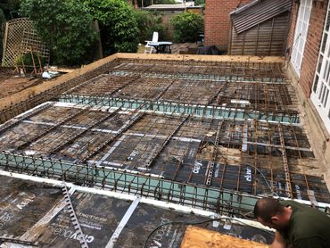 Mini piling specialists, house extensions, foundations, reinforce raft and ground beams