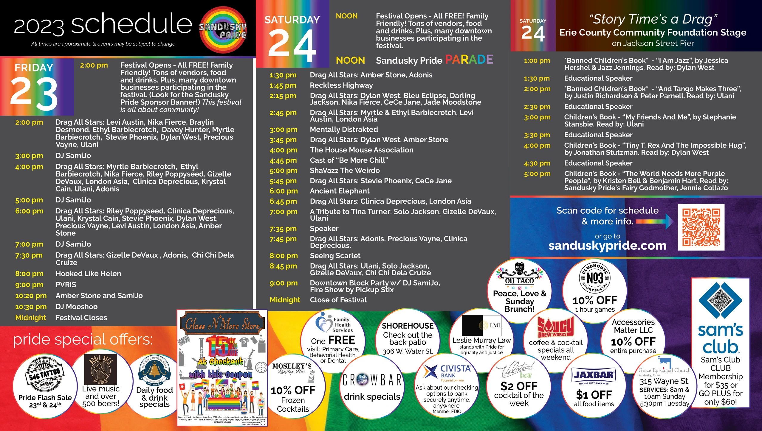 2023 Sandusky Pride FESTIVAL - PRIDE GUIDE
