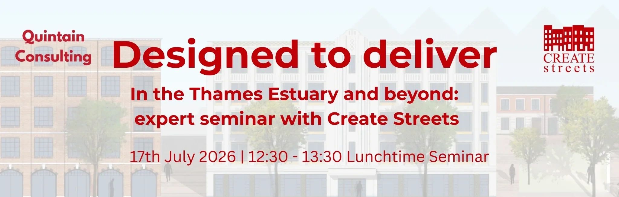 Seminar on Thames Estuary development with Create Streets.