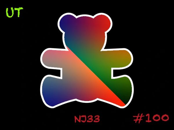 Unsigned Teddy #100 (NJ33)