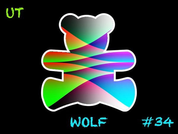 Unsigned Teddy #34 (WOLF)