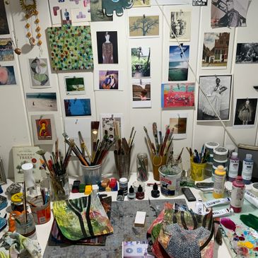 A picture of my art studio.