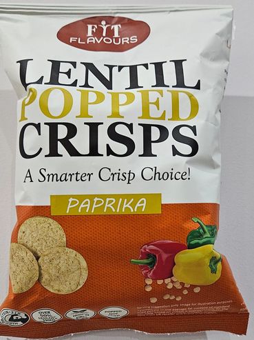 Lentil Popped Crisps - Paprika