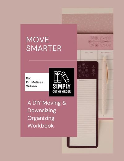 Cover of workbook with company logo and image of calendar, pen, and notepad