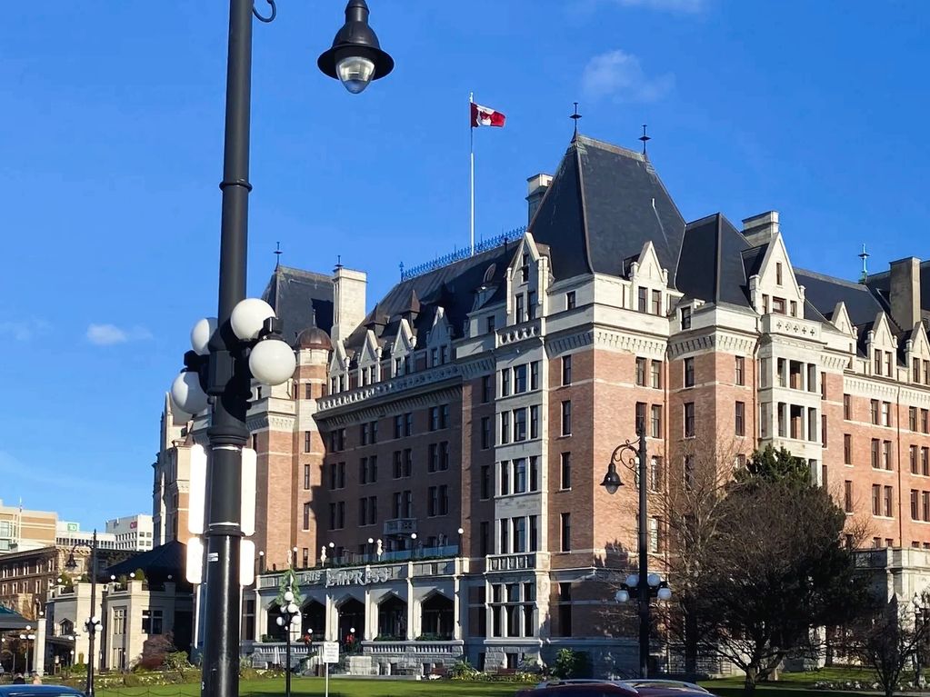 Proudly Canadian, the Empress Hotel is a must to visit when you are in Victoria BC.